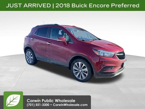 Winterberry Red Metallic 2018 Buick Encore Preferred