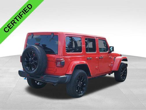 Firecracker Red Clearcoat 2024 Jeep Wrangler 4xe Sahara