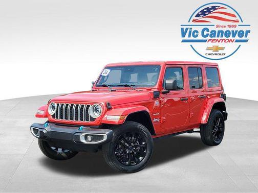 Firecracker Red Clearcoat 2024 Jeep Wrangler 4xe Sahara