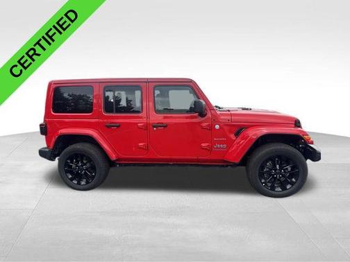 Firecracker Red Clearcoat 2024 Jeep Wrangler 4xe Sahara