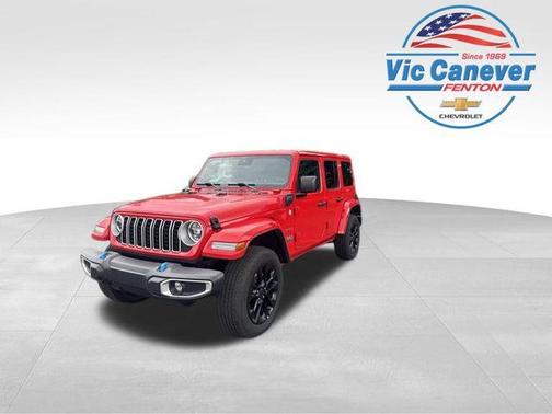 Firecracker Red Clearcoat 2024 Jeep Wrangler 4xe Sahara
