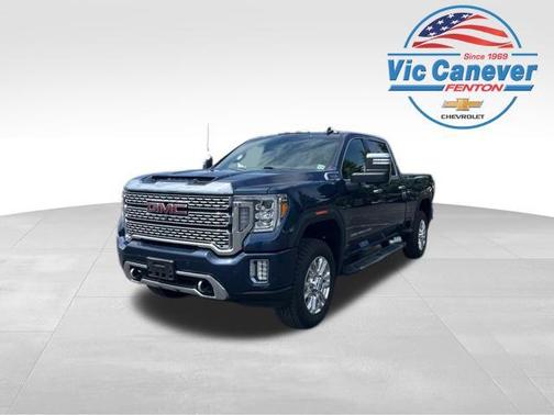 Pacific Blue Metallic 2022 GMC Sierra 2500 Denali