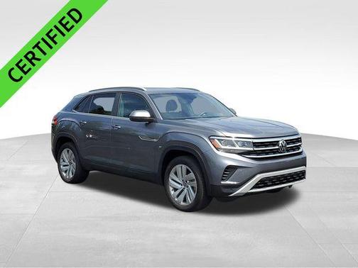 Pyrite Silver Metallic 2021 Volkswagen Atlas Cross Sport 2.0T SE w/Technology 4MOTION