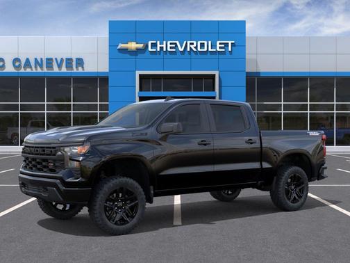 Black 2026 Chevrolet Silverado 1500 Custom Trail Boss