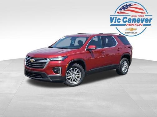 Radiant Red Tintcoat 2023 Chevrolet Traverse LT Cloth