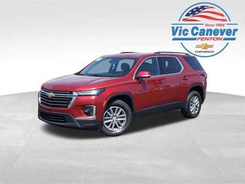 Radiant Red Tintcoat 2023 Chevrolet Traverse LT Cloth