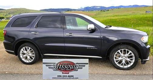 Blue 2014 Dodge Durango Citadel
