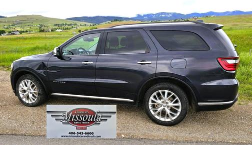 Blue 2014 Dodge Durango Citadel