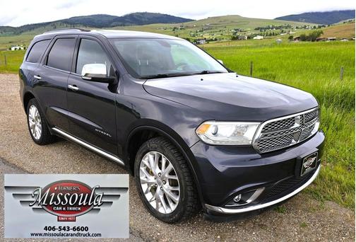 Blue 2014 Dodge Durango Citadel