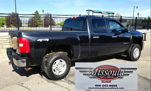 Black 2010 Chevrolet Silverado 2500 LT1 H/D Crew Cab