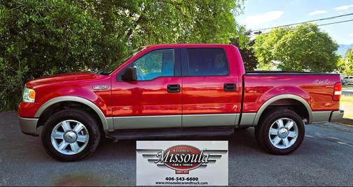 Red 2006 Ford F-150 Lariat SuperCrew