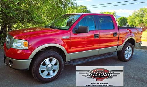 Red 2006 Ford F-150 Lariat SuperCrew