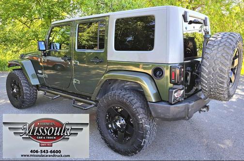 Green 2007 Jeep Wrangler Unlimited Sahara