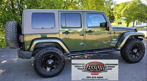 Green 2007 Jeep Wrangler Unlimited Sahara