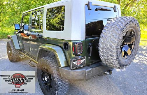Green 2007 Jeep Wrangler Unlimited Sahara