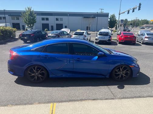 Aegean Blue Metallic 2020 Honda Civic Sport