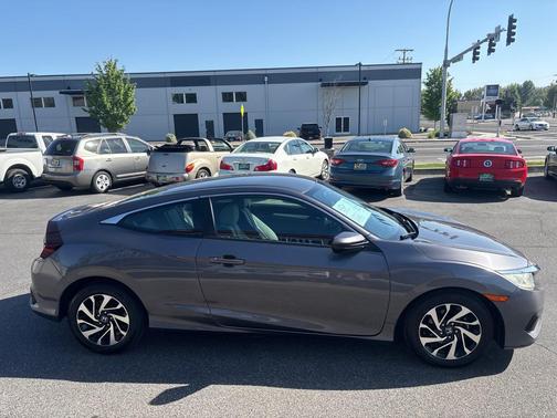 Modern Steel Metallic 2018 Honda Civic LX