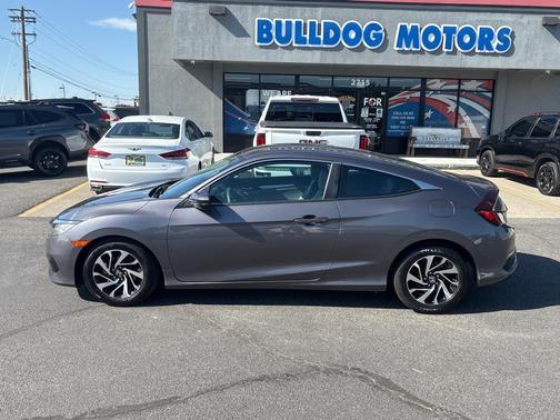 Modern Steel Metallic 2018 Honda Civic LX