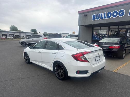 Platinum White Pearl 2020 Honda Civic Sport