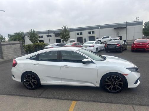 Platinum White Pearl 2020 Honda Civic Sport