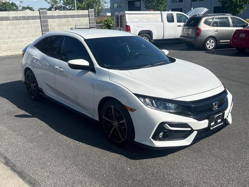Platinum White Pearl 2020 Honda Civic Sport