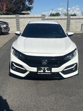 Platinum White Pearl 2020 Honda Civic Sport