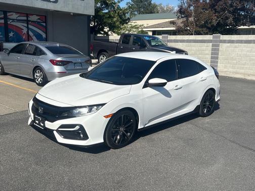 Platinum White Pearl 2020 Honda Civic Sport
