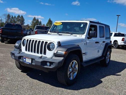 Bright White Clearcoat 2019 Jeep Wrangler Unlimited Sport