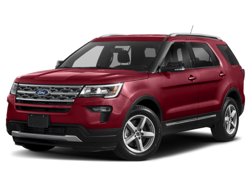 Ruby Red Metallic Tinted Clearcoat 2019 Ford Explorer XLT