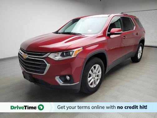 Red 2019 Chevrolet Traverse LT Cloth