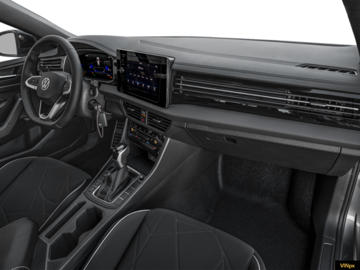 Deep Black Pearl 2025 Volkswagen Jetta 1.5T Sport