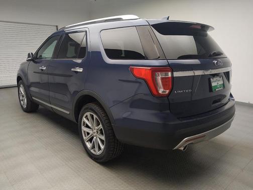 White Platinum Metallic Tri-Coat 2017 Ford Explorer Limited