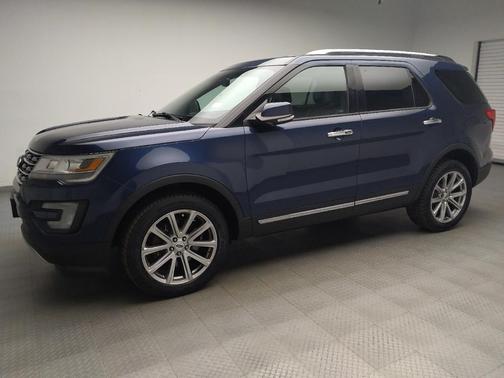 White Platinum Metallic Tri-Coat 2017 Ford Explorer Limited