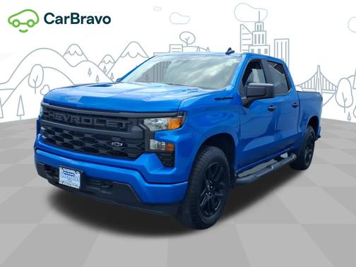 Riptide Blue Metallic 2026 Chevrolet Silverado 1500 Custom