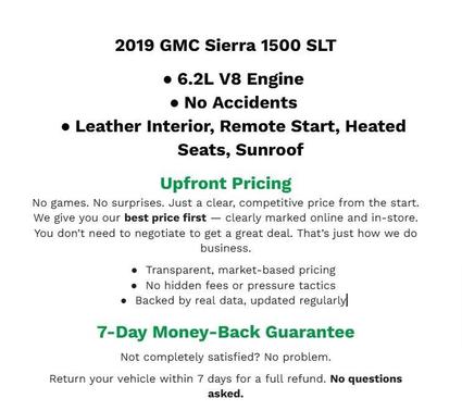 2019 GMC Sierra 1500 SLT