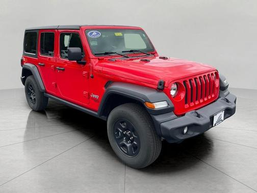 Firecracker Red Clearcoat 2019 Jeep Wrangler Unlimited Sport