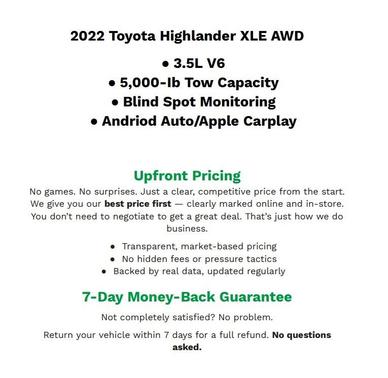 2022 Toyota Highlander XLE