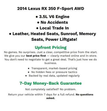 2014 Lexus RX 350 F Sport