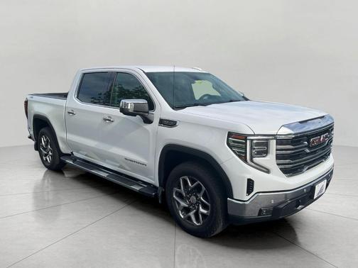 Summit White 2023 GMC Sierra 1500 SLT