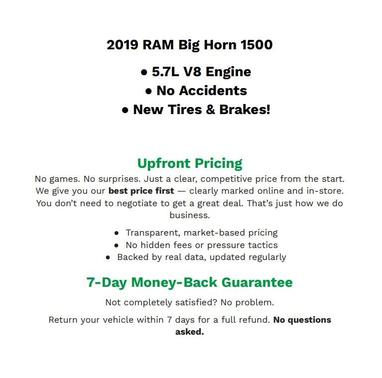 2019 RAM 1500 Big Horn