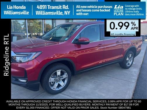 2025 Honda Ridgeline RTL
