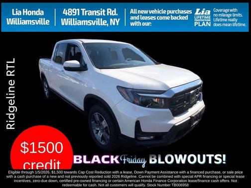 2026 Honda Ridgeline RTL