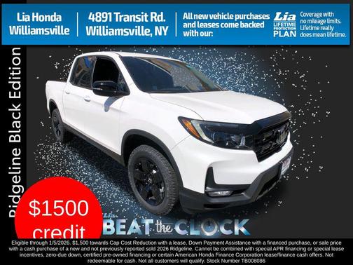 2026 Honda Ridgeline Black