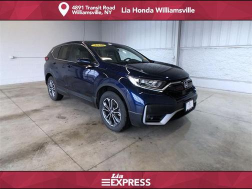 Obsidian Blue Pearl 2022 Honda CR-V AWD EX