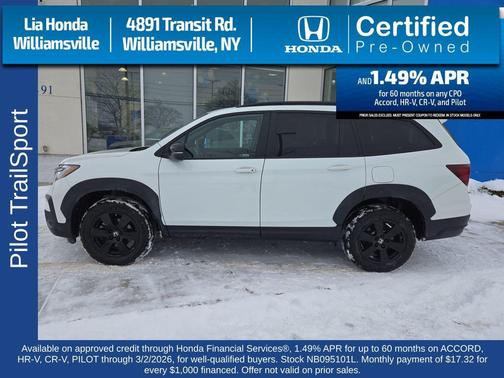 2022 Honda Pilot AWD TrailSport