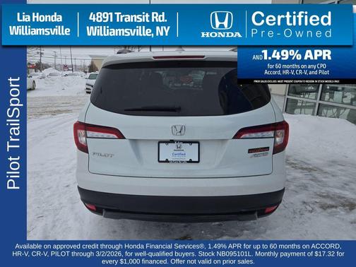 2022 Honda Pilot AWD TrailSport