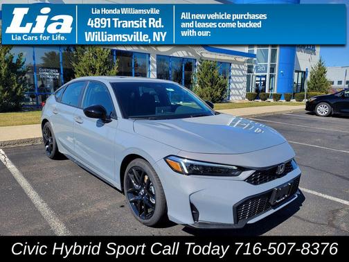 Urban Gray Pearl 2026 Honda Civic Hybrid Sport