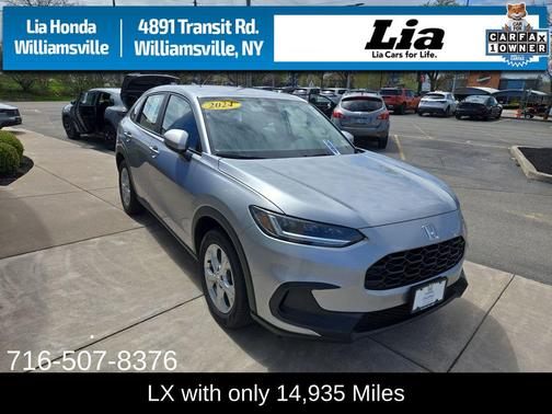 Gray 2024 Honda HR-V LX