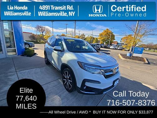 2022 Honda Pilot AWD Elite