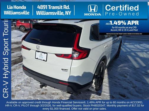 2023 Honda CR-V Hybrid Sport Touring AWD